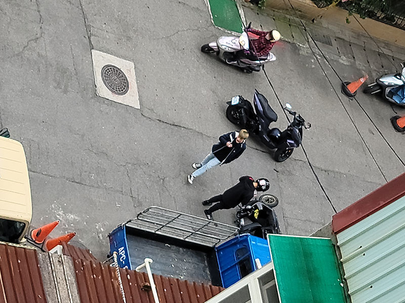 中和國光警局前機車車禍